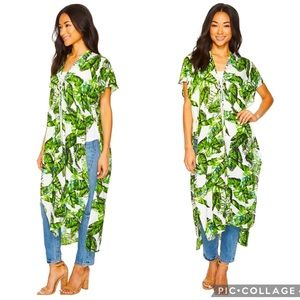 Steve Madden Exotic Island Long Lace Up Duster